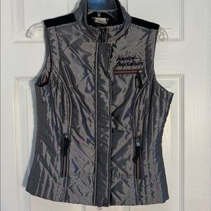 Harley-Davidson Vest - Out Breezeway Puffer Silver Small 97598-17VW